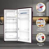 Whirlpool 184 L 2 Star Direct-Cool Single Door Refrigerator (205 WDE PRM 2S WINE BLOOM-Z, 2023 Model)