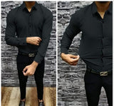 Mens Lycra Full Sleeves Casual Shirt